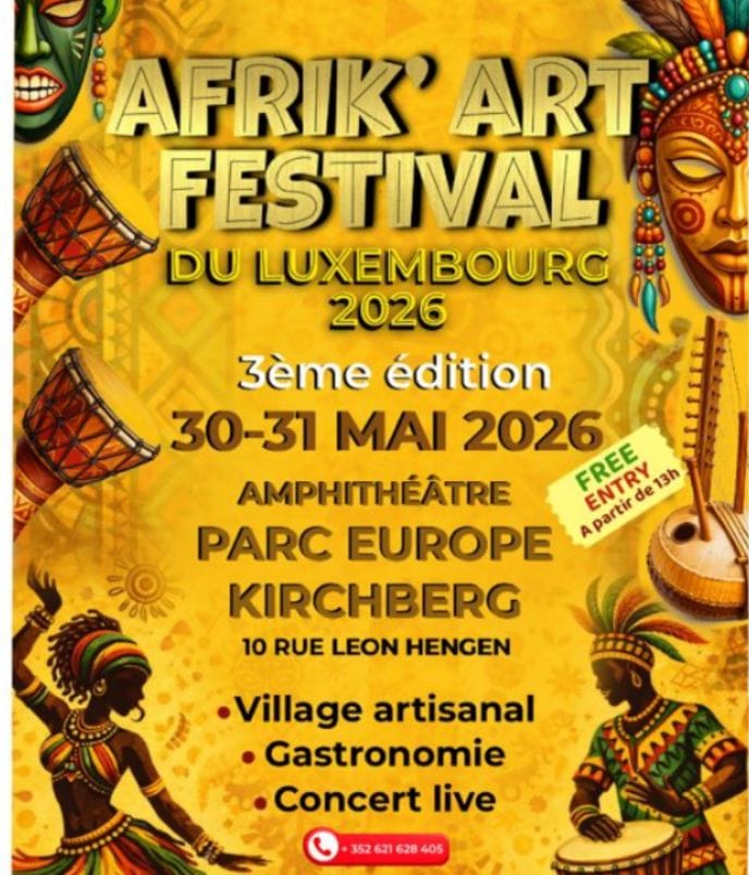 Affiche Afrik’Art Festival Luxembourg 2026