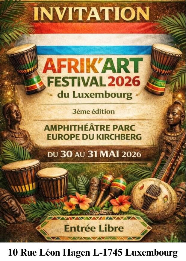 Invitation Afrik’Art Festival 2026